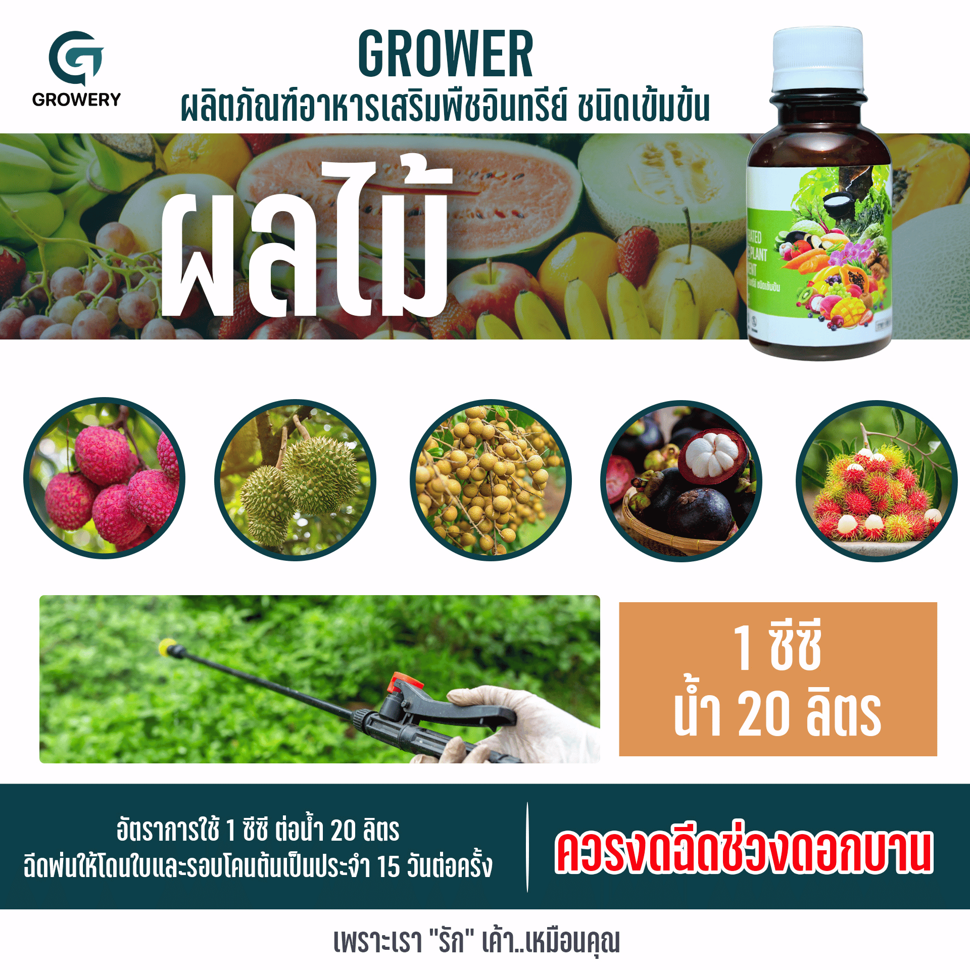 แนะนำการใช้ Growery ตามชนิดพืช 3