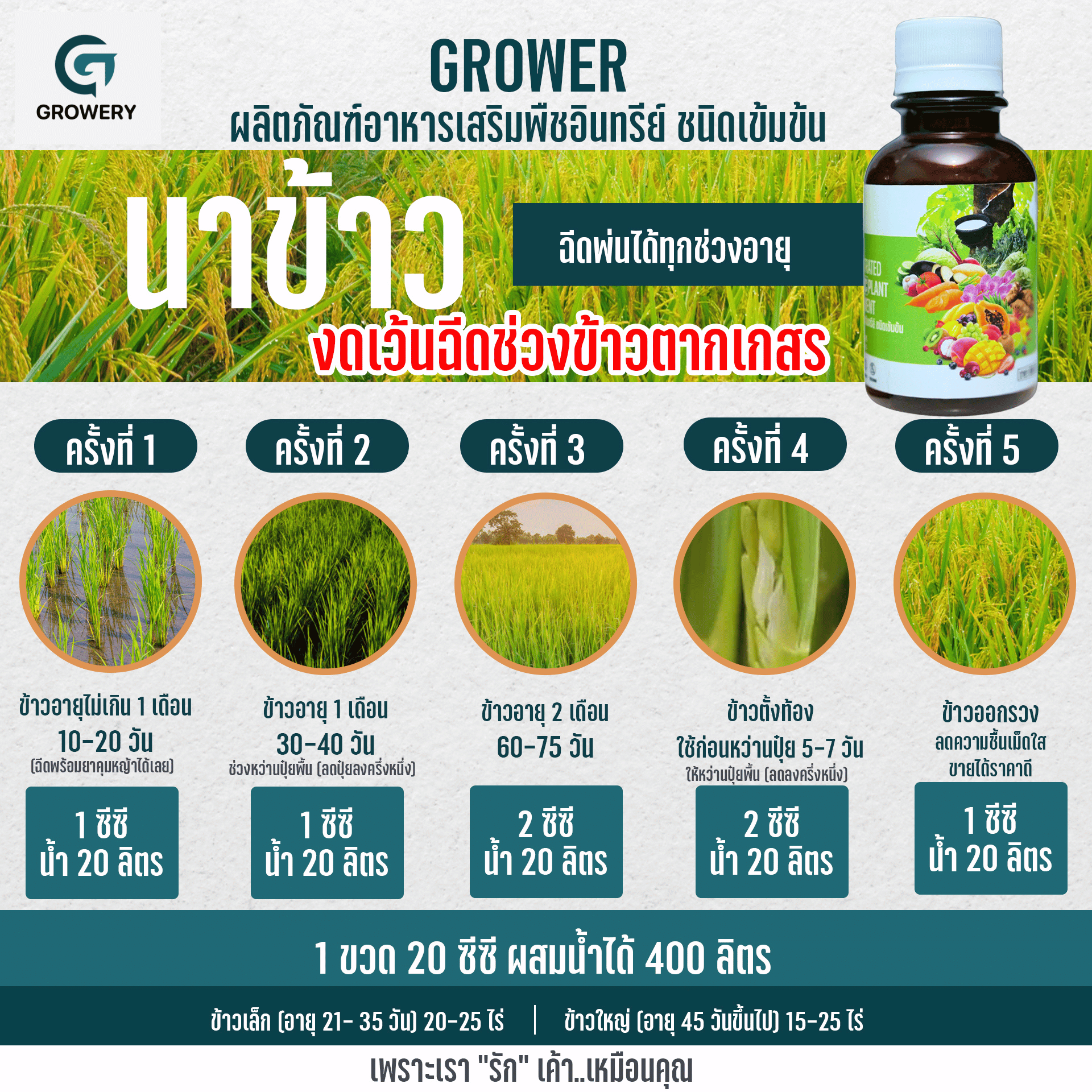 แนะนำการใช้ Growery ตามชนิดพืช 4