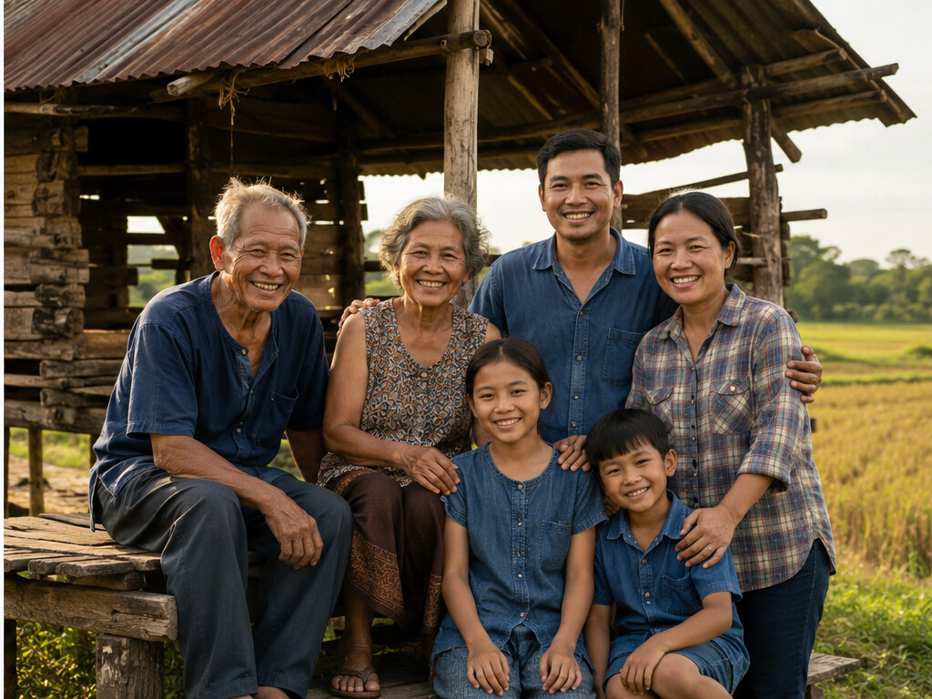 ความสุขของครอบครัวเกษตรกร